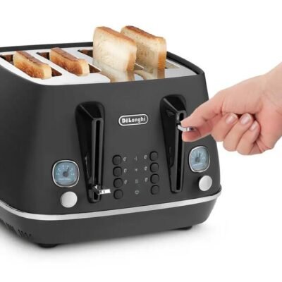 De'Longhi Distinta Moments 4 Slice Sunset Black