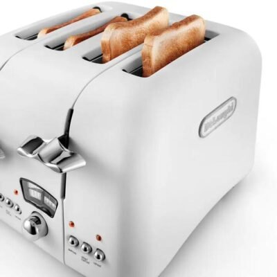 De'Longhi Argento 4 Slice White