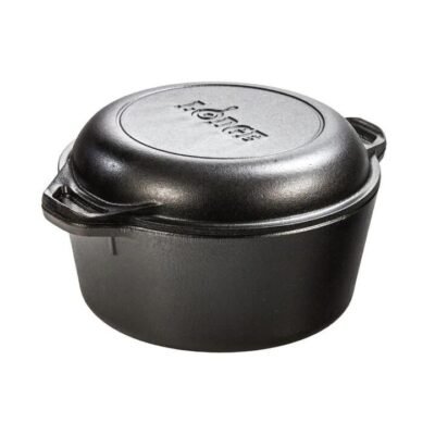 Lodge Logic Cast Iron Double Dutch Oven 4.7L Southern Hospitality Lodge Logic Cast Iron Double Dutch Oven 4.7L