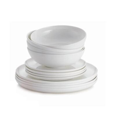 Aquis Coupe 12 Piece Dinner Set by Alex Liddy Southern Hospitality Aquis Coupe 12 Piece Dinner Set by Alex Liddy