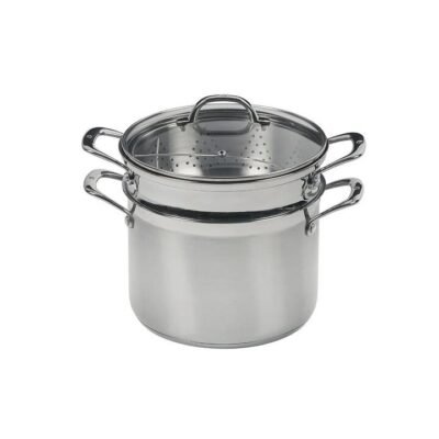 Premium Steel Induction 4 Piece Multi Pot Set Size 22x24cm by Swiss Diamond