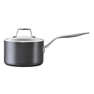 Diamond 9 Hard Anodised Aluminium Non-Stick Saucepan Size 16X10cm by Cuisine::pro