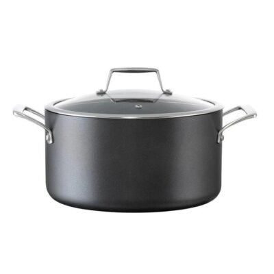 Diamond 9 Hard Anodised Aluminium Non-Stick Stockpot Size 26X13.7cm by Cuisine::pro