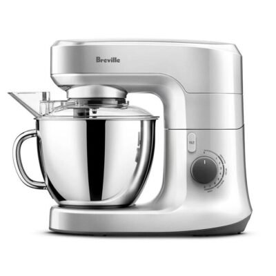 The Scraper Beater Stand Mixer Size 430X280X400mm in Silver by Breville Southern Hospitality The Scraper Beater Stand Mixer Size 430X280X400mm in Silver by Breville