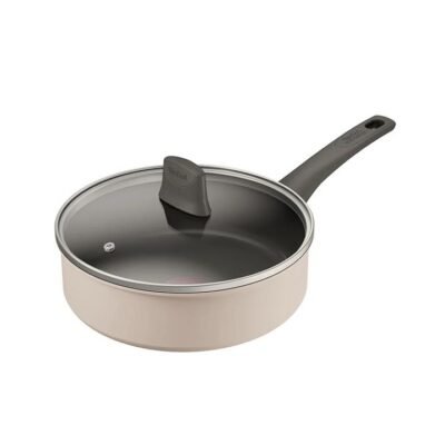 Tefal Revive Ceramic Induction Non-Stick Saute Pan and Lid 24cm Southern Hospitality Tefal Revive Ceramic Induction Non-Stick Saute Pan and Lid 24cm