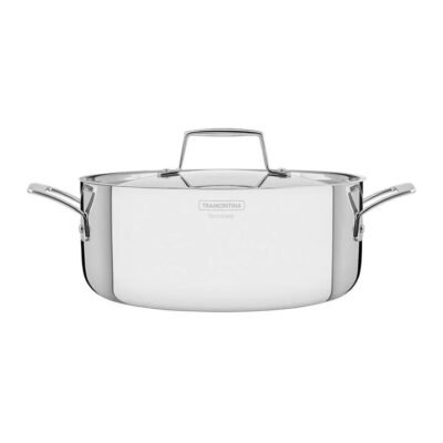 Tramontina Grano Triply Clad Casserole Pot 24cm 4.4L Southern Hospitality Tramontina Grano Triply Clad Casserole Pot 24cm 4.4L