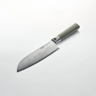 MAKO Japanese Steel Olive Green 7″ Santoku Knife