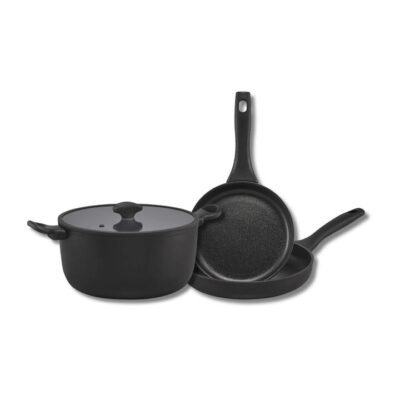 Essteele Per Domani Nonstick Induction 3 Piece Essentials Cookware Set – Best, Luxury Cookware – Made in Italy Southern Hospitality Essteele Per Domani Nonstick Induction 3 Piece Essentials Cookware Set - Best, Luxury Cookware - Made in Italy