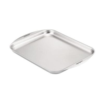 Essteele Clad Ovenware Stainless Steel Baking Sheet 23cm x 32cm x 2.5cm  - Best, Luxury Cookware - Made in Italy