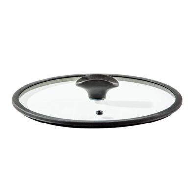 Essteele 30cm Glass Lid with Silicone Rim for Per Domani & Per Salute  - Best, Luxury Cookware - Made in Italy